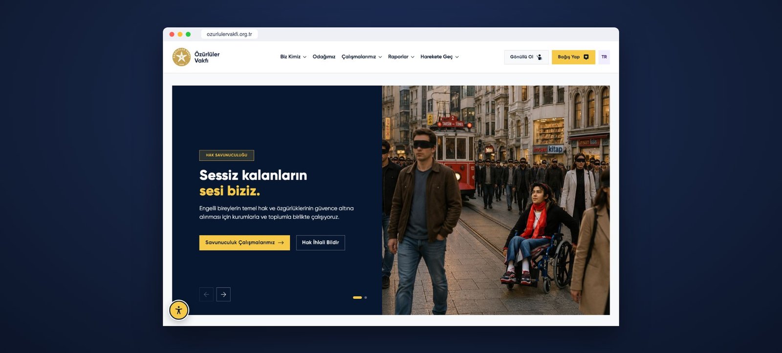 &Ouml;z&uuml;rl&uuml;ler Vakfı — 01